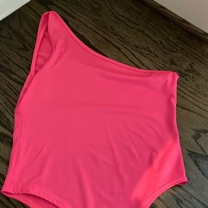 Pink bodysuit